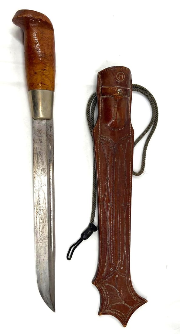 Large Knife with Sheath - 3
