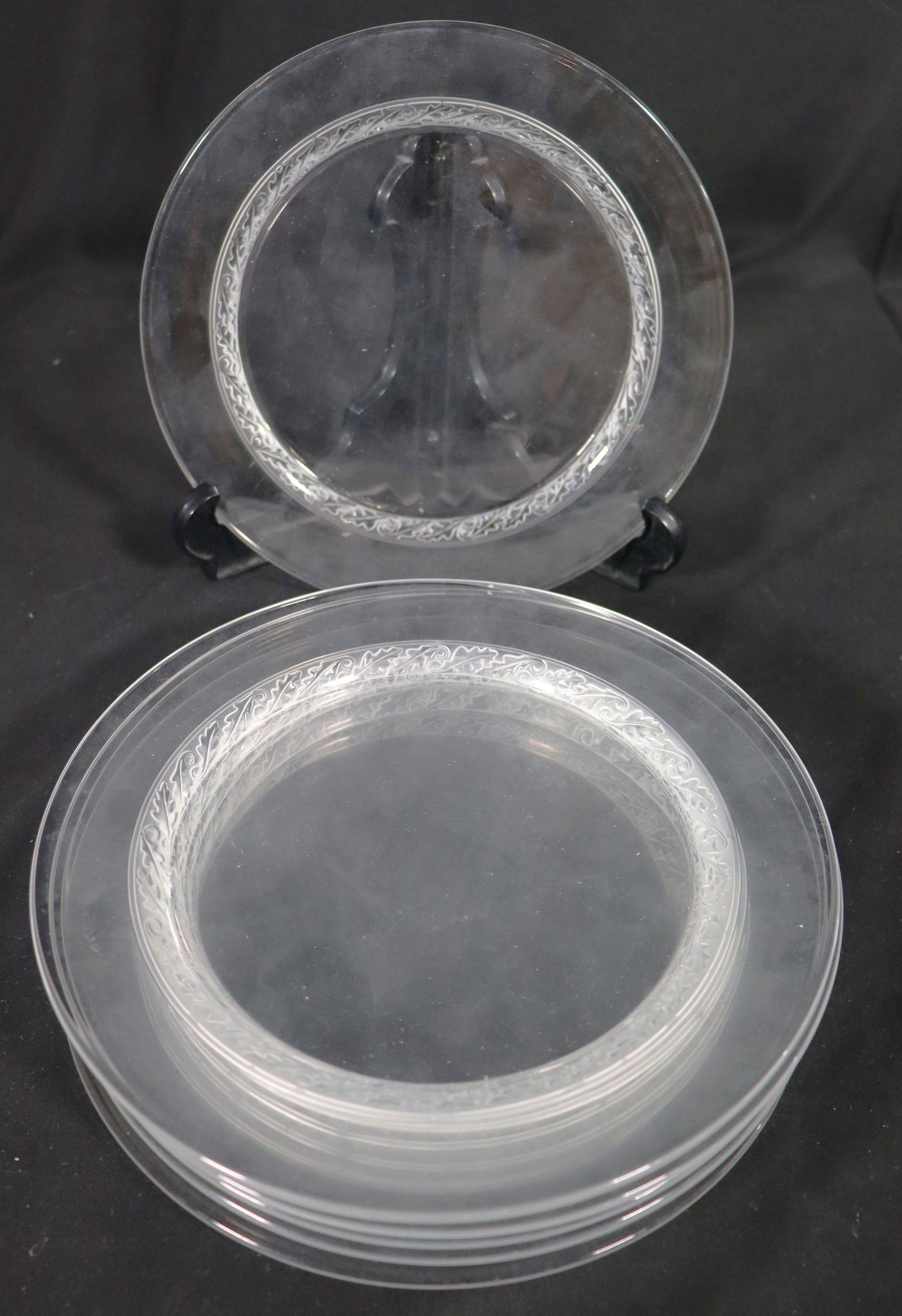 Six Lalique Dessert Plates (1 of 10)