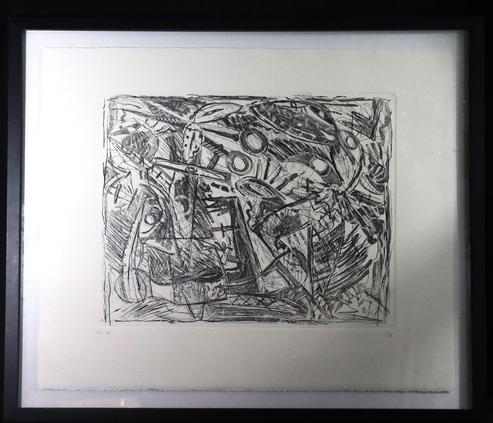 Framed Lithograph by Carlos Alfonzo numbered 28 (1 of 6)