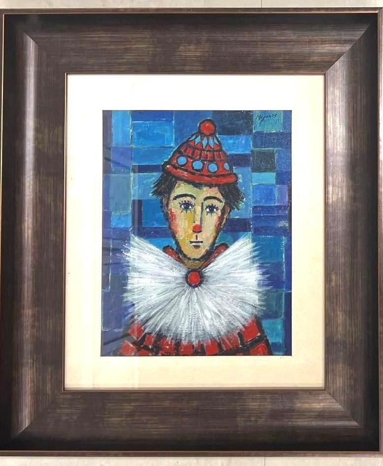 Framed Oil on Cardboard signed Jose MIJARES (1921-2004) Cuban (1 of 6)