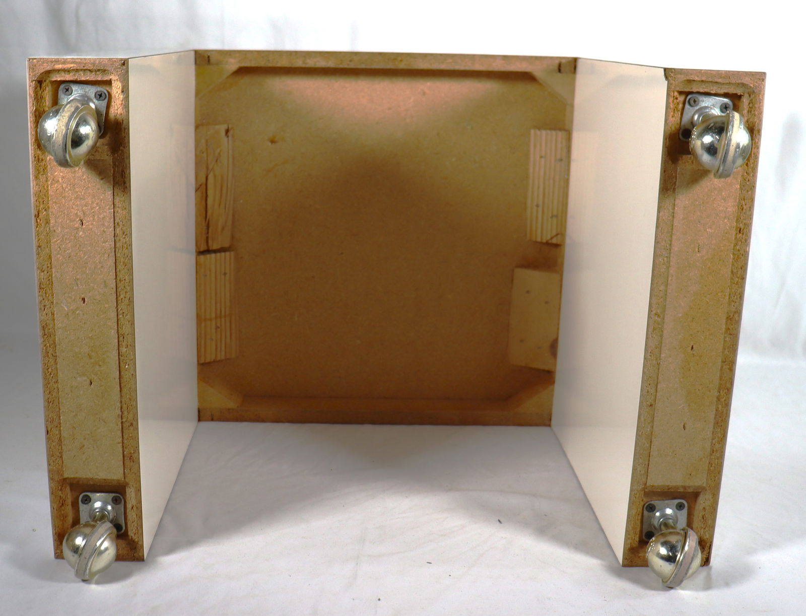 Vintage vanity stool on wheels - 7