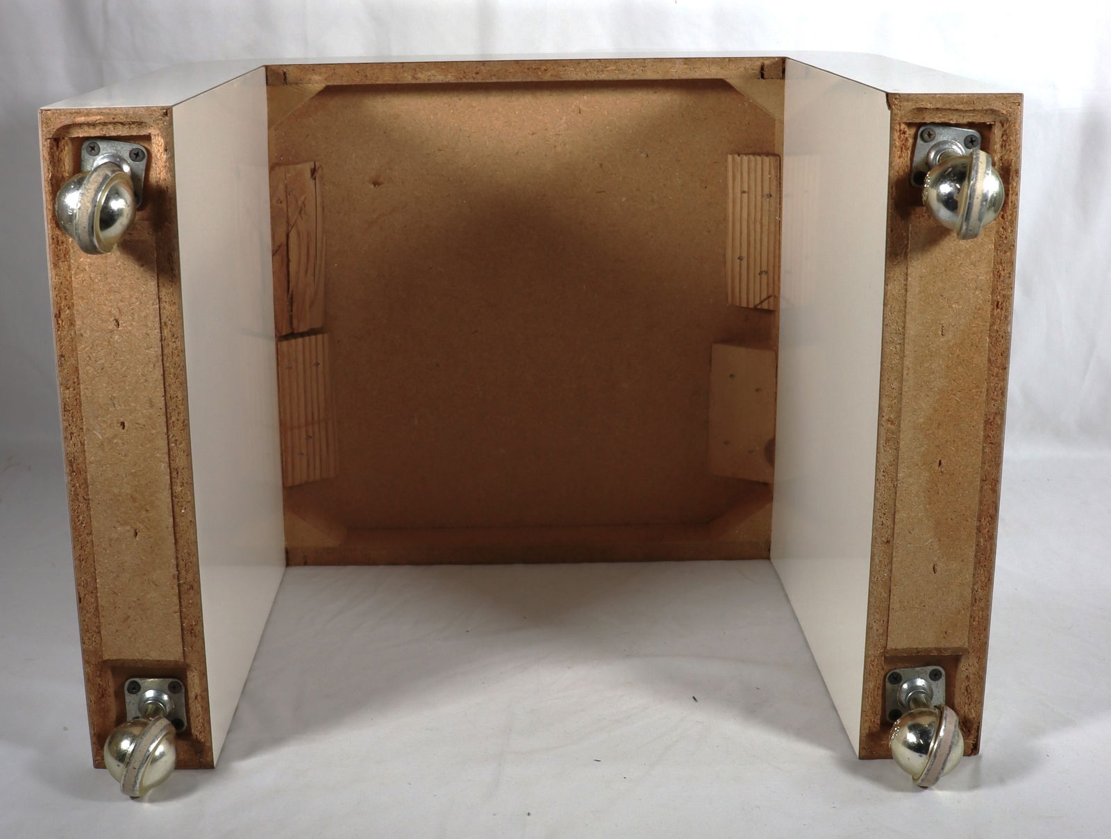 Vintage vanity stool on wheels - 8