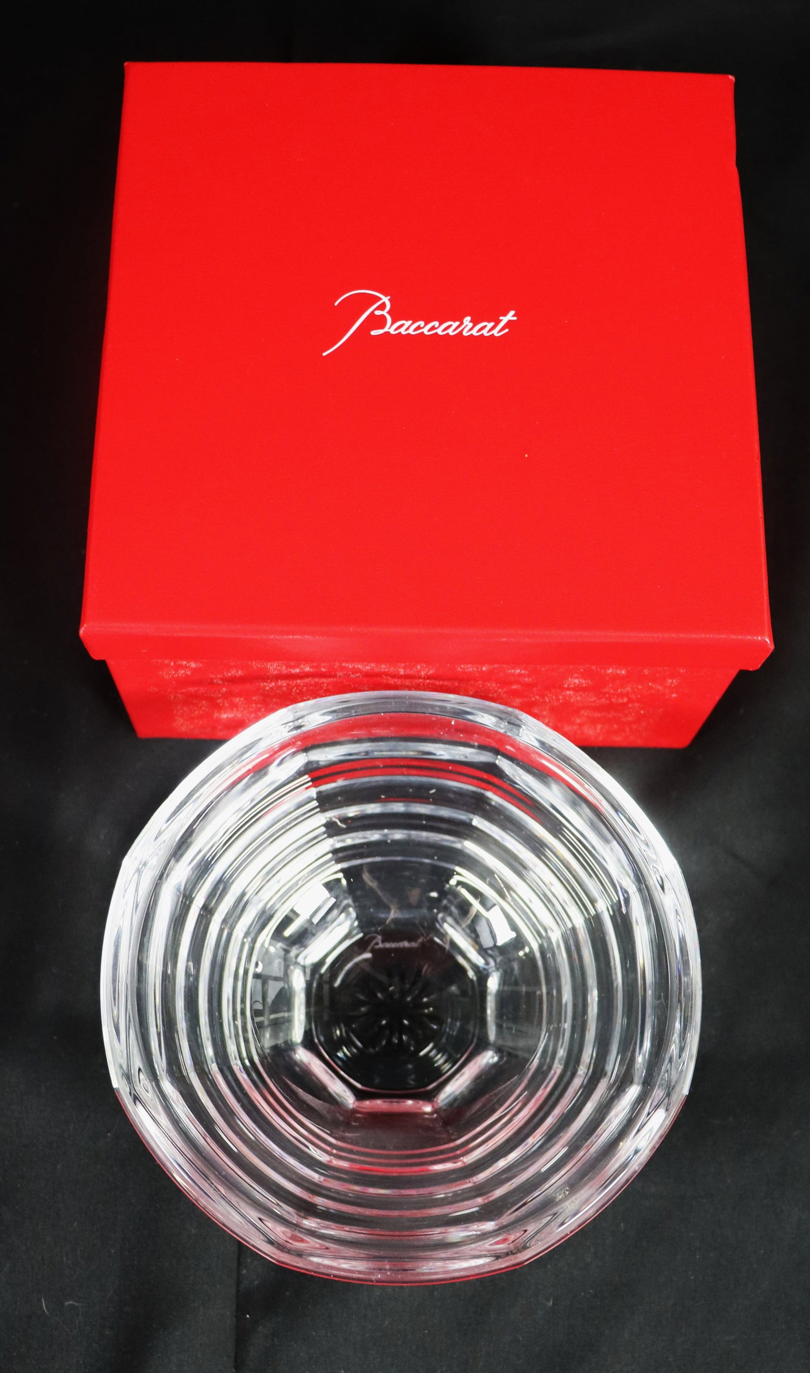 Baccarat Harcourt Small Crystal Serving Candy or Trinket Bowl: Baccarat Harcourt Small Crystal Serving Candy or Trinket Bowl. Baccarat Harc Crystal Serving Bowl, Candy or Trinket, the Bowl is new with original box DIMENSIONS: Height 2.25 i