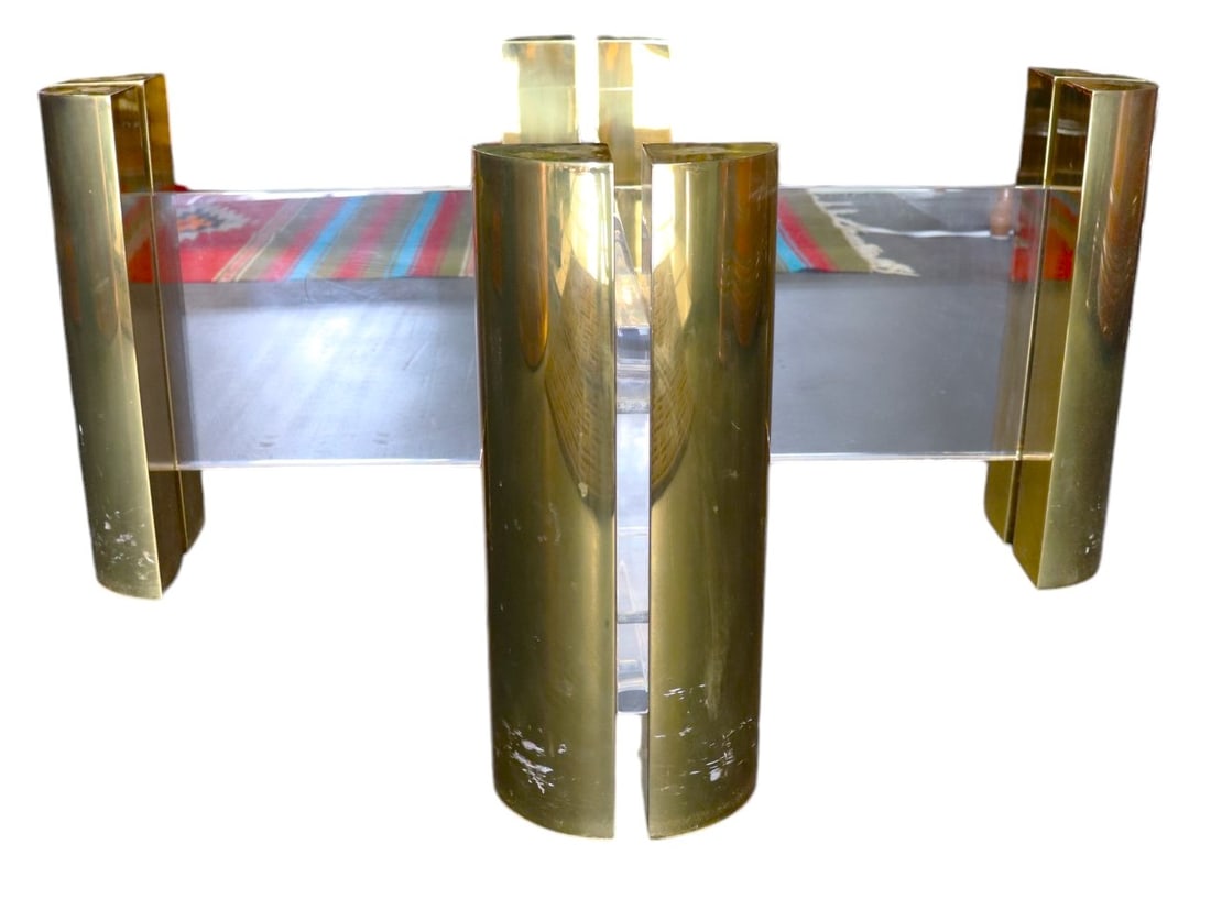 Glass Coffee Table Round Modern - 10