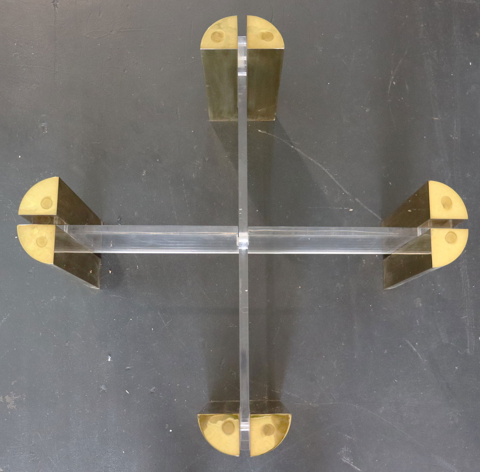 Glass Coffee Table Round Modern - 5