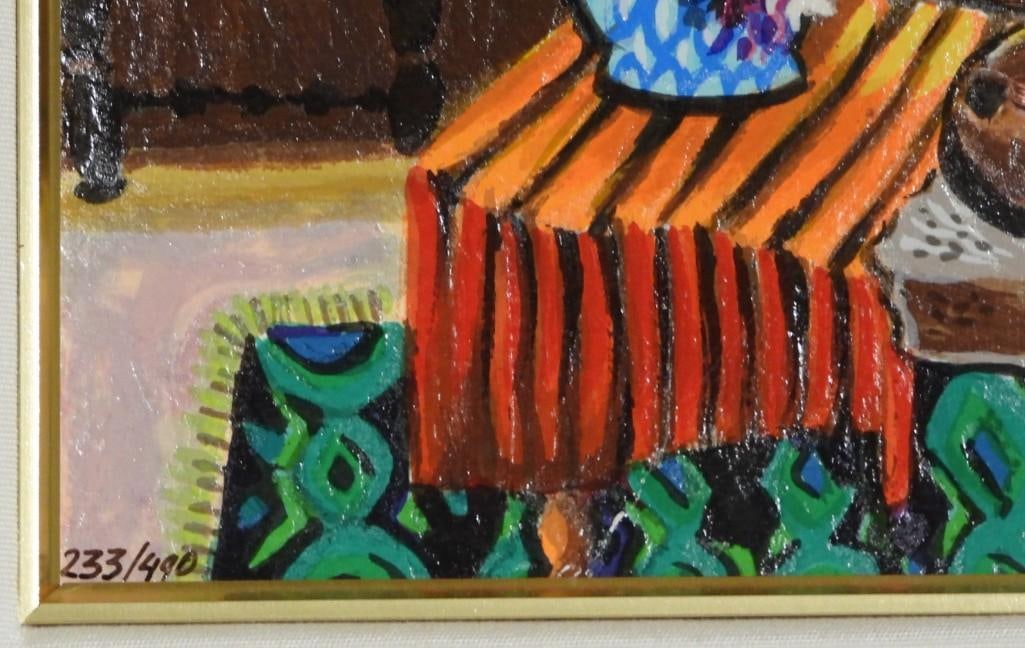 Shlomo Alter: Title: Parlor view- Serigraph - 3