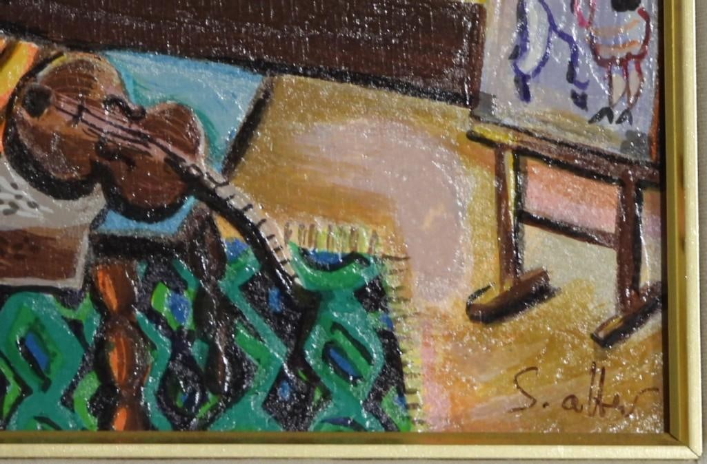 Shlomo Alter: Title: Parlor view- Serigraph - 4