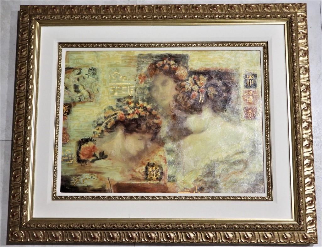 Peter Nixon Giclee on Canvas: Peter Nixon (British, born 1956). Giclee on Canvas,signed and numbered DIMENSIONS with frame : Height 40 inch / 101,5 cm &nbs