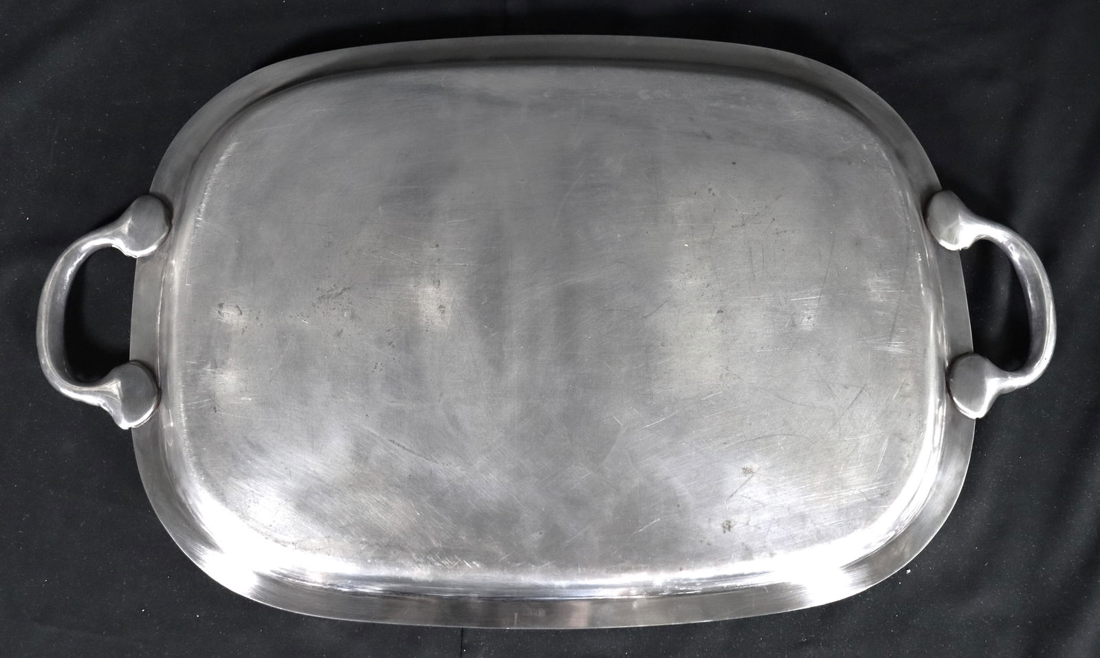 Silver Plated Serving tray with monogram - 4