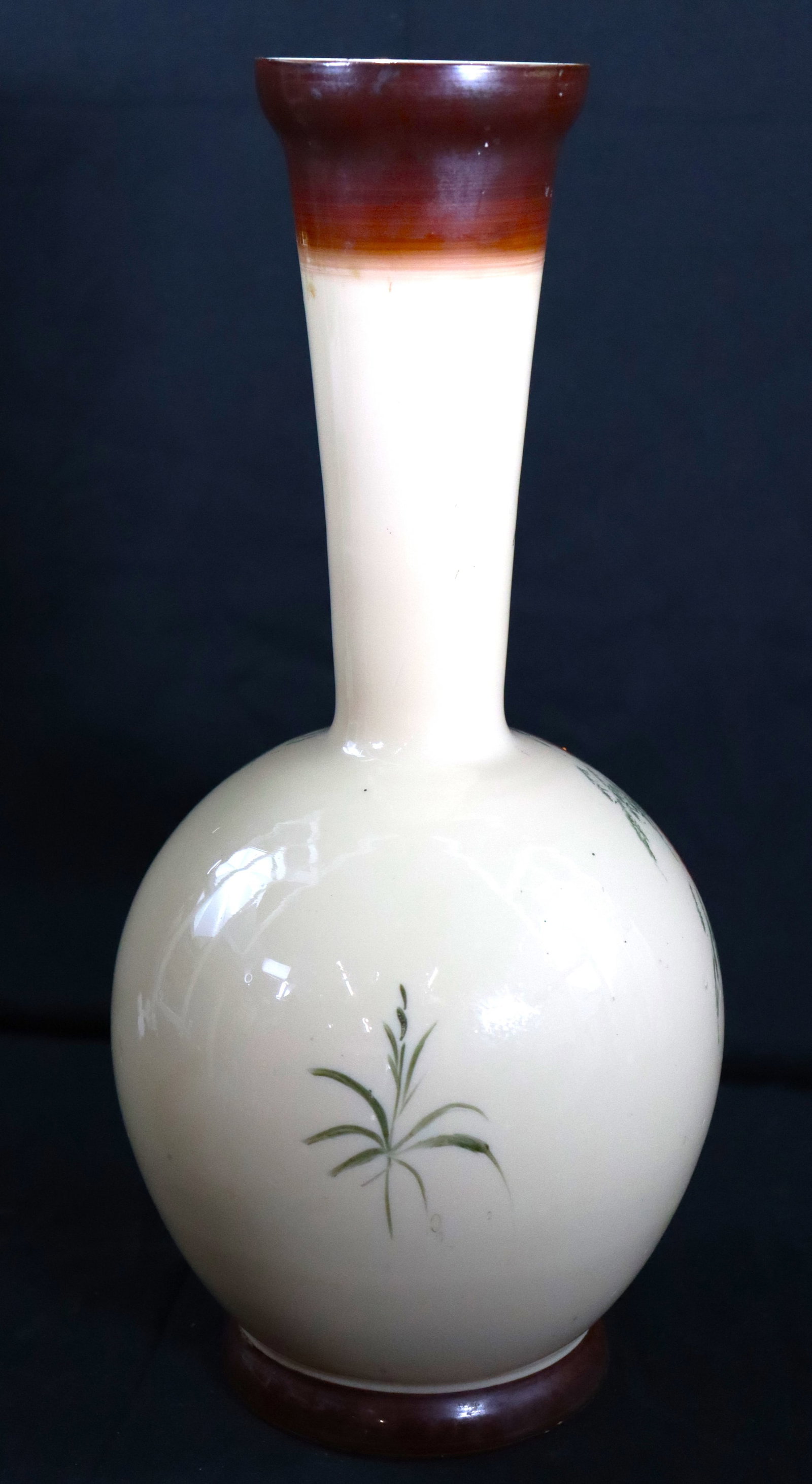 Opaline Vase hand painted - 2