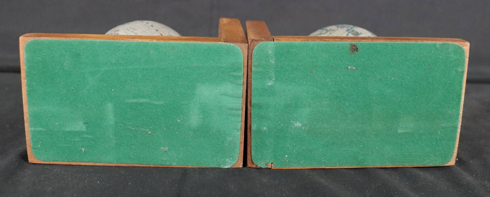 Vintage Rotating Globe Bookends - 5