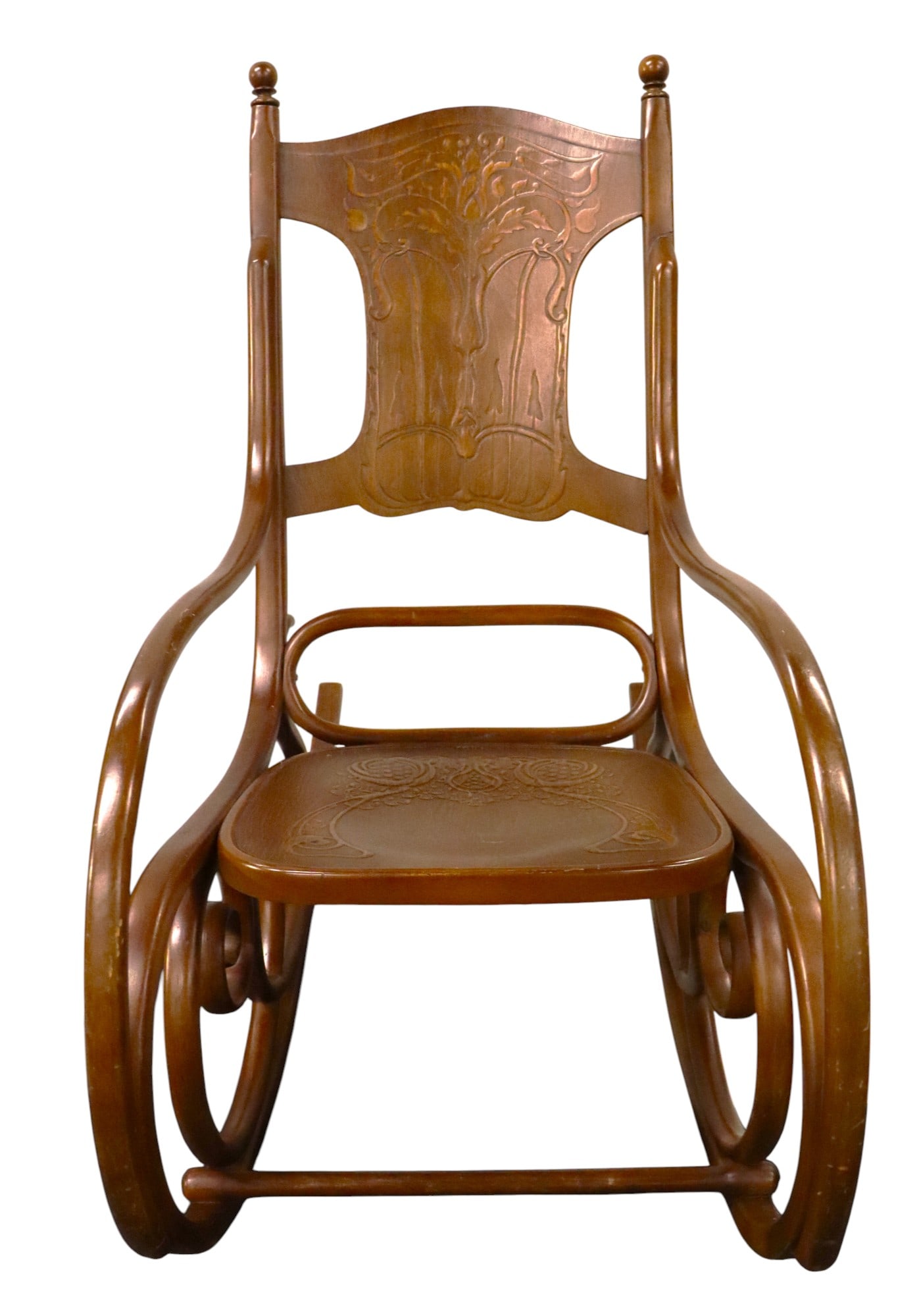 VINTAGE Wooden Rocking Chair: VINTAGE Wooden Rocking Chair DIMENSIONS: Height: 40 inch / 101,6 cm Length: 21.50 inch / 54,5 cm &