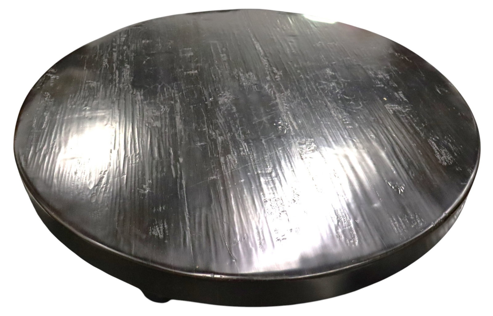 Large Coffee table which features a solid wood top - 3