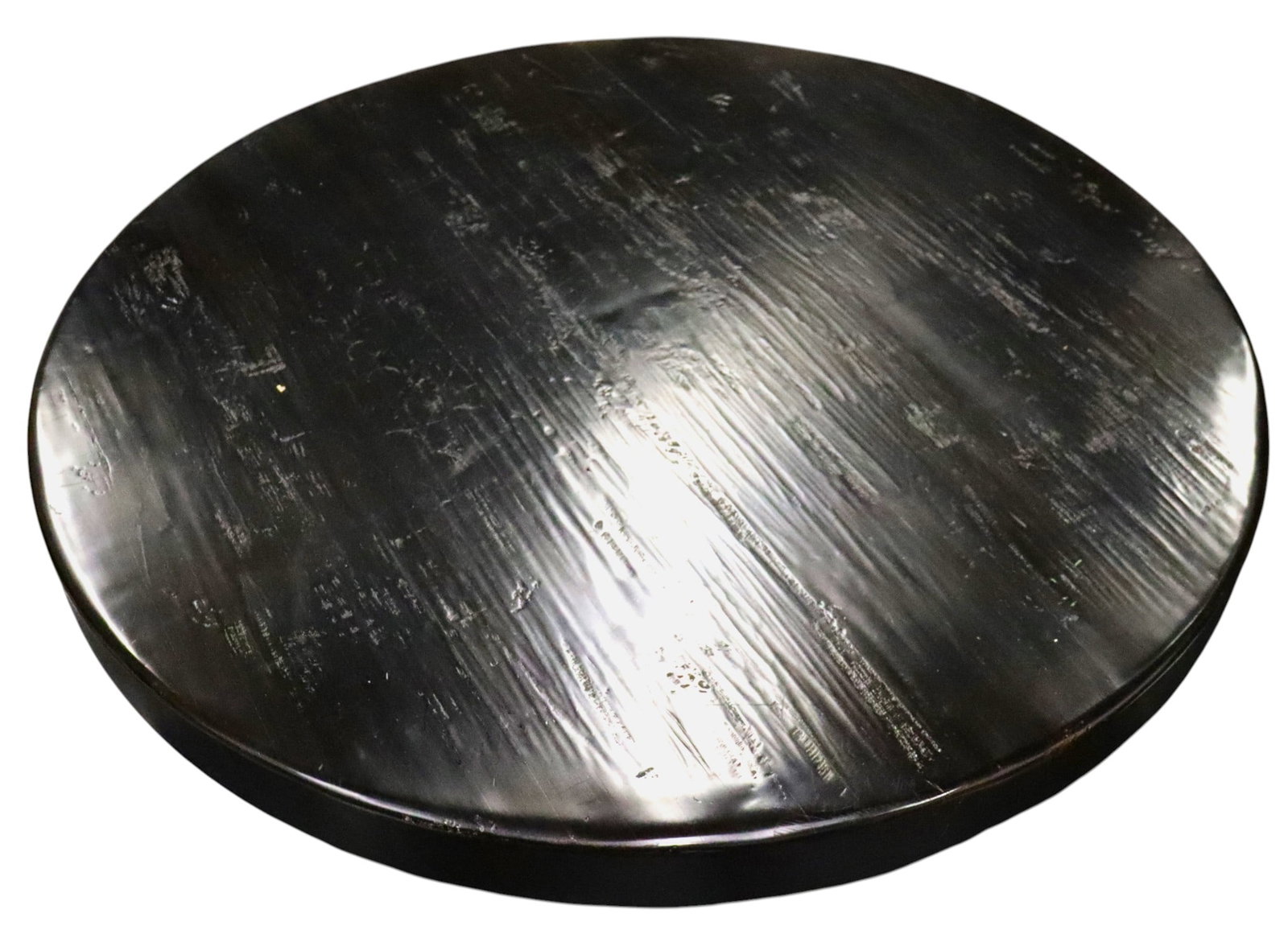 Large Coffee table which features a solid wood top - 5