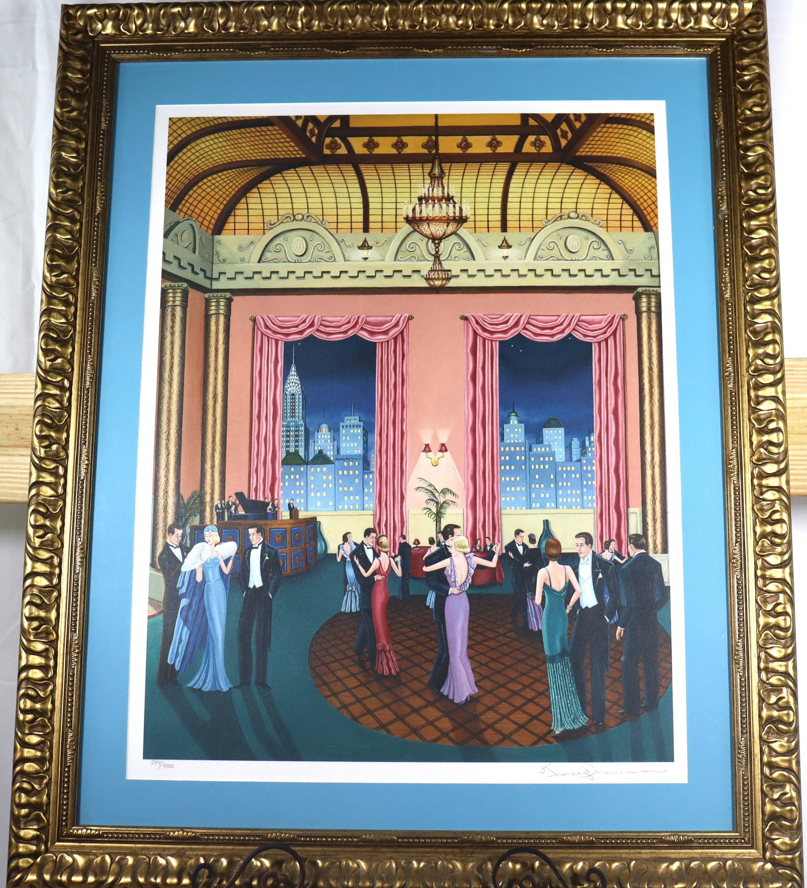 Framed serigraph signed and numbered 244 / 400. (1 of 6)