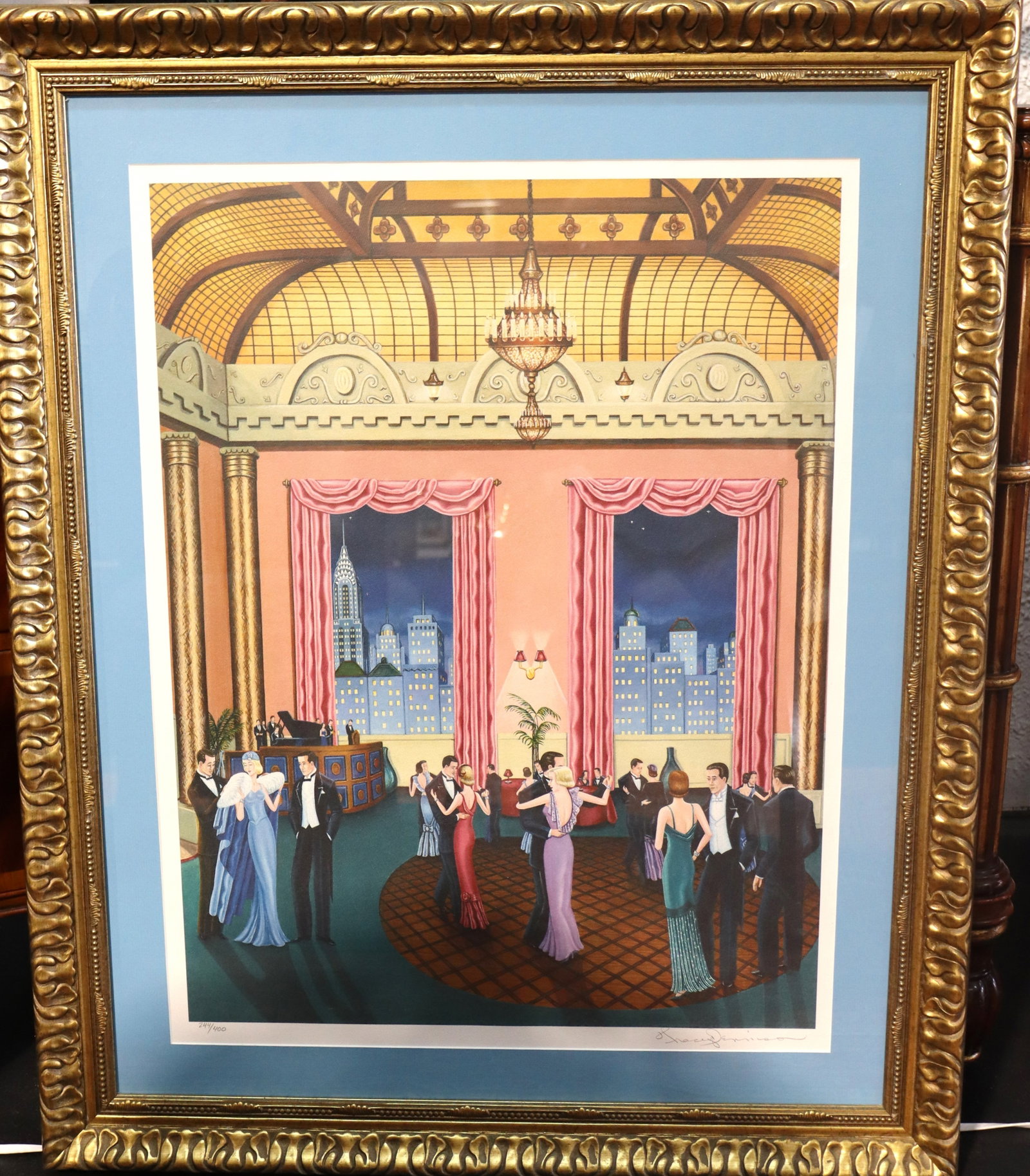 Framed serigraph signed and numbered 244 / 400. - 5