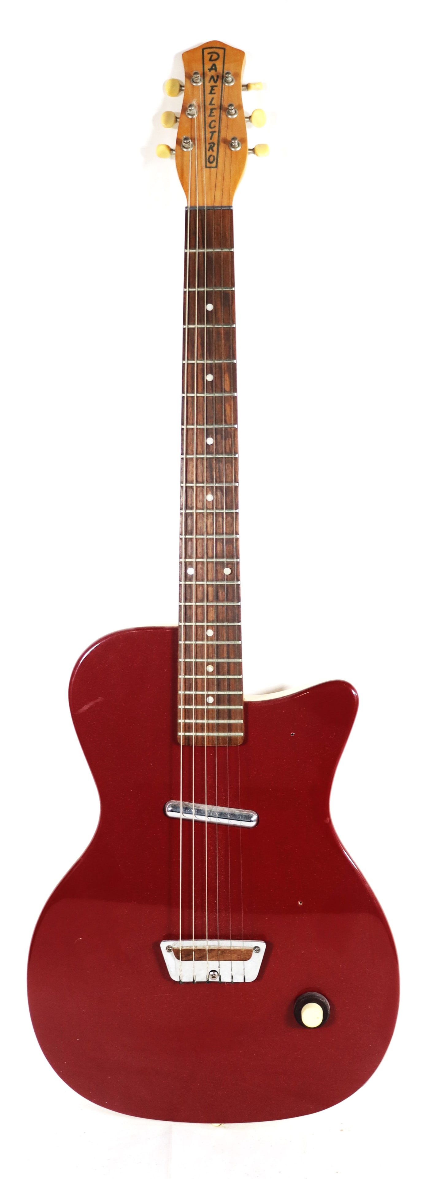 Danelectro Red Solid Body Electric Guitar (1 of 7)