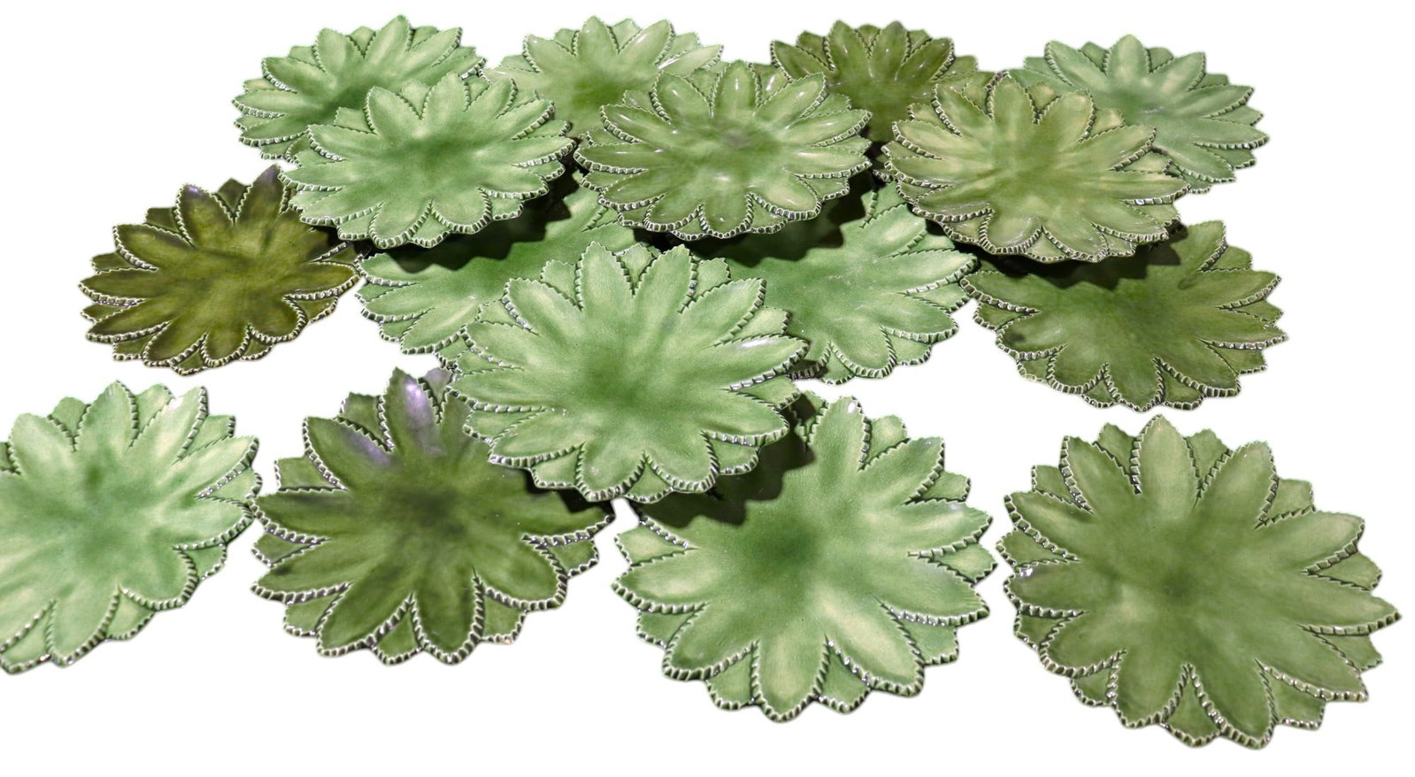 16 x Pineapple leaf plates - 2