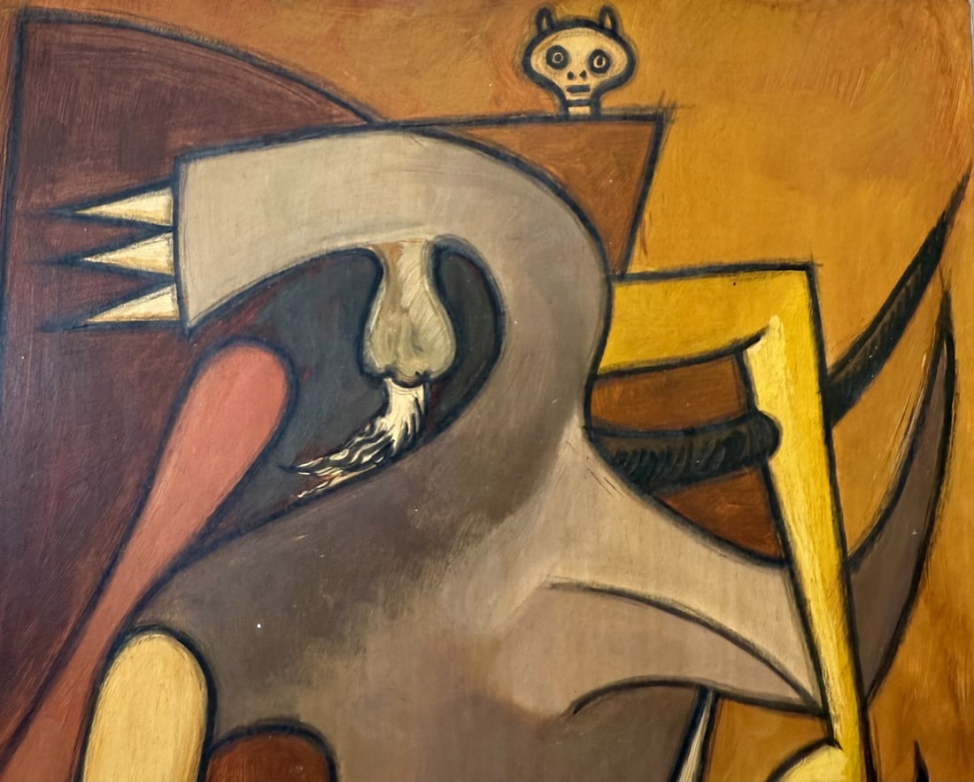 Mixed Media on paper signed Wifredo Lam - 2