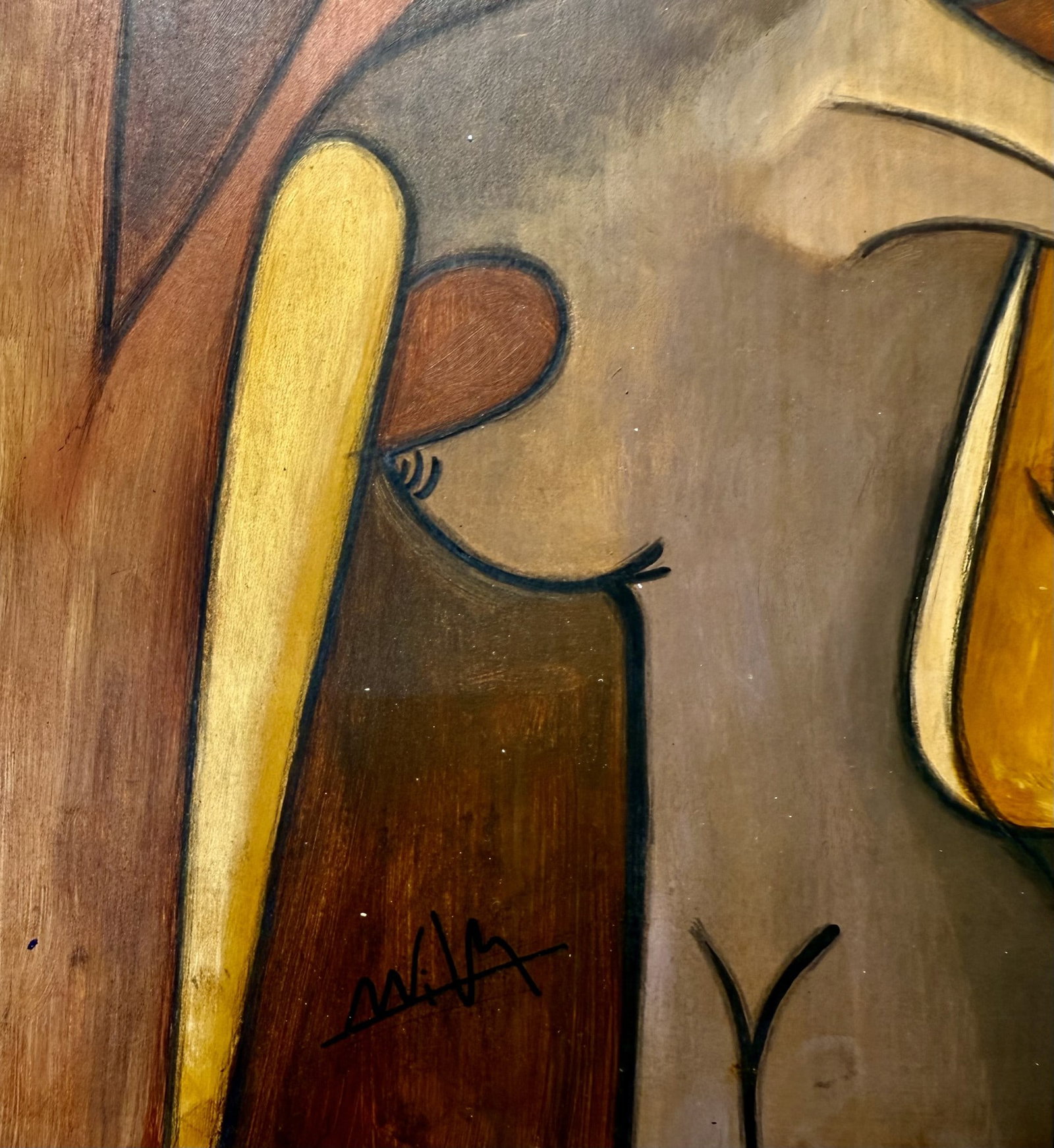 Mixed Media on paper signed Wifredo Lam - 4