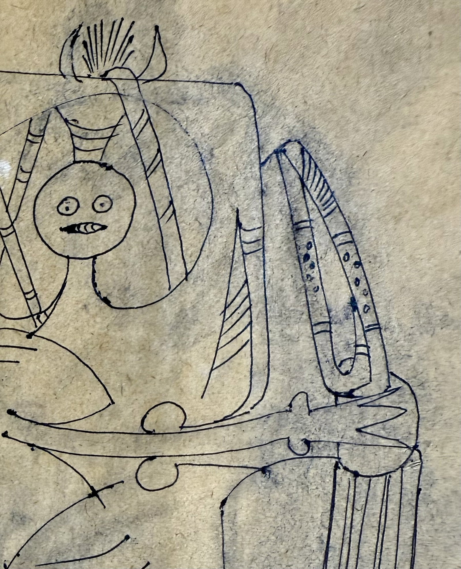 Ink on Paper signed lam and dated 1950 - 3