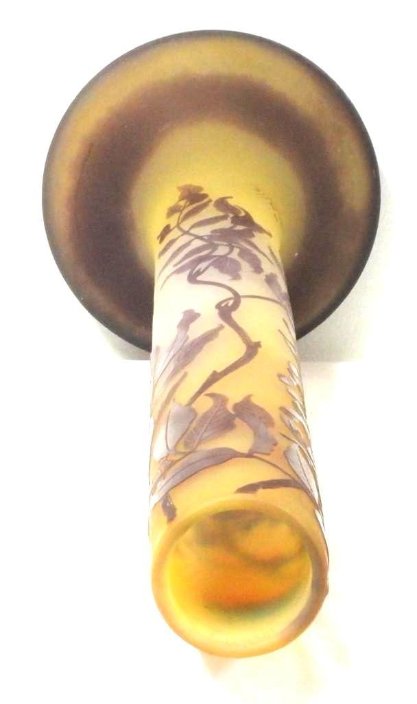 Authentic Large Emile Galle Vase - 13