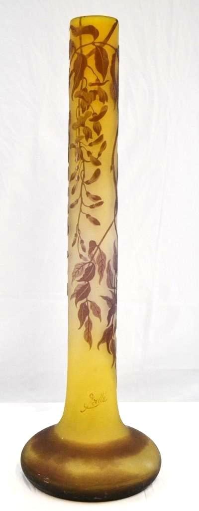 Authentic Large Emile Galle Vase - 2