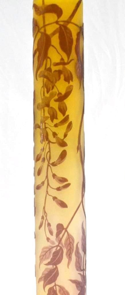 Authentic Large Emile Galle Vase - 3