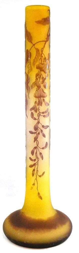 Authentic Large Emile Galle Vase - 8