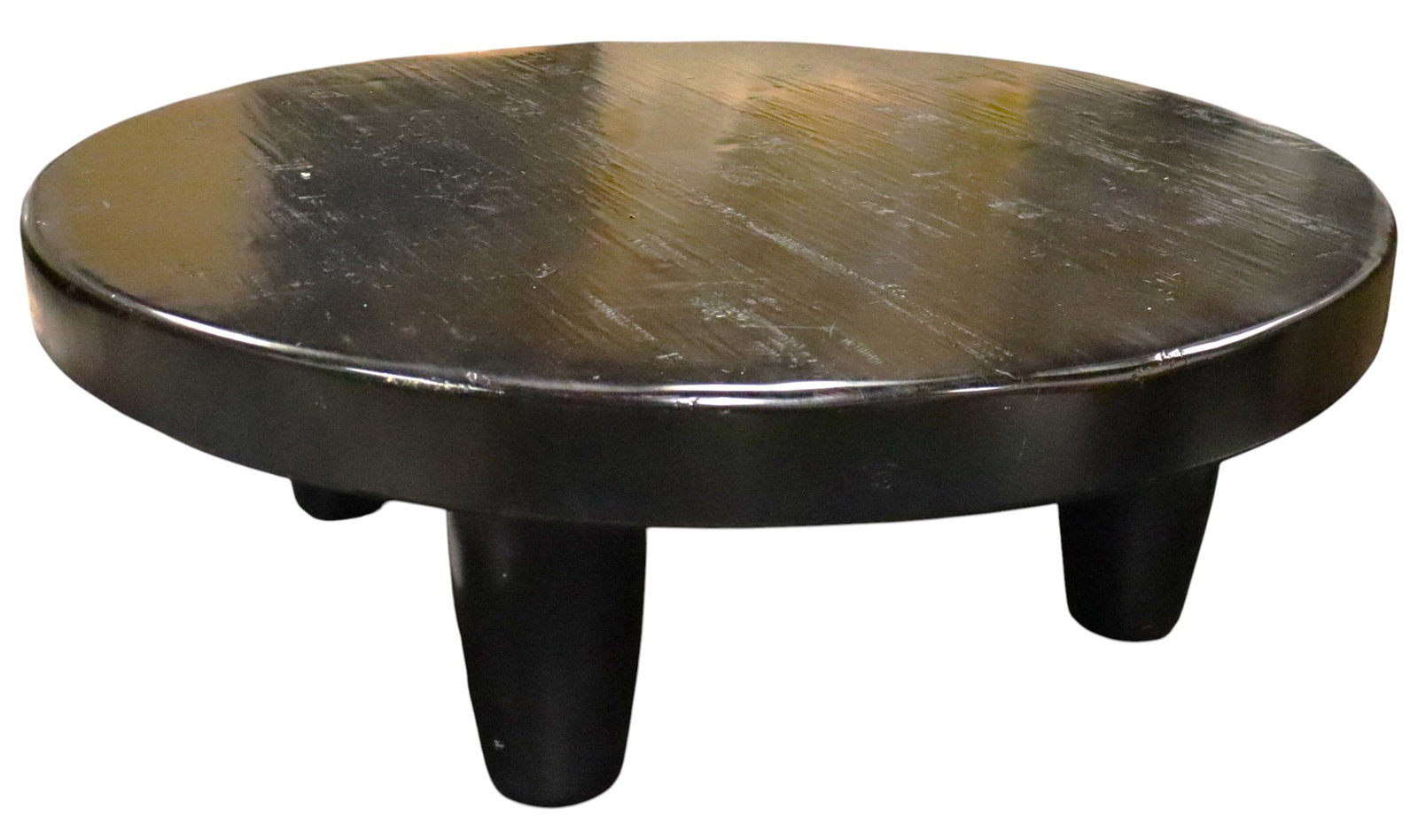 Large Coffee table which features a solid wood top - 8