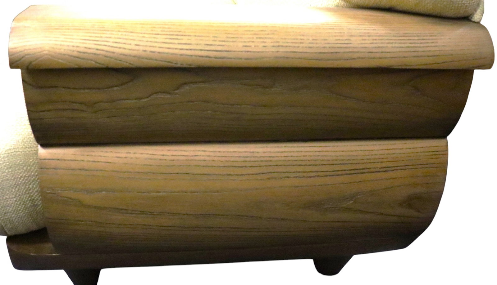 Vintage Wood Rustic Three-Seater Sofa - 5