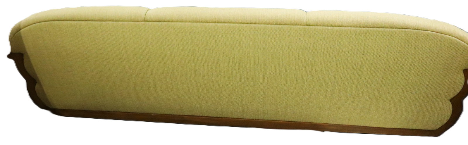 Vintage Wood Rustic Three-Seater Sofa - 9