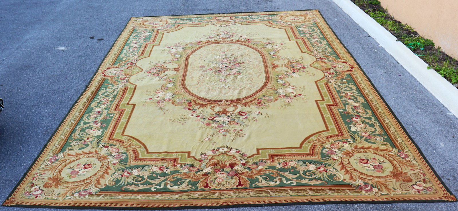French Aubusson style area rug - 6