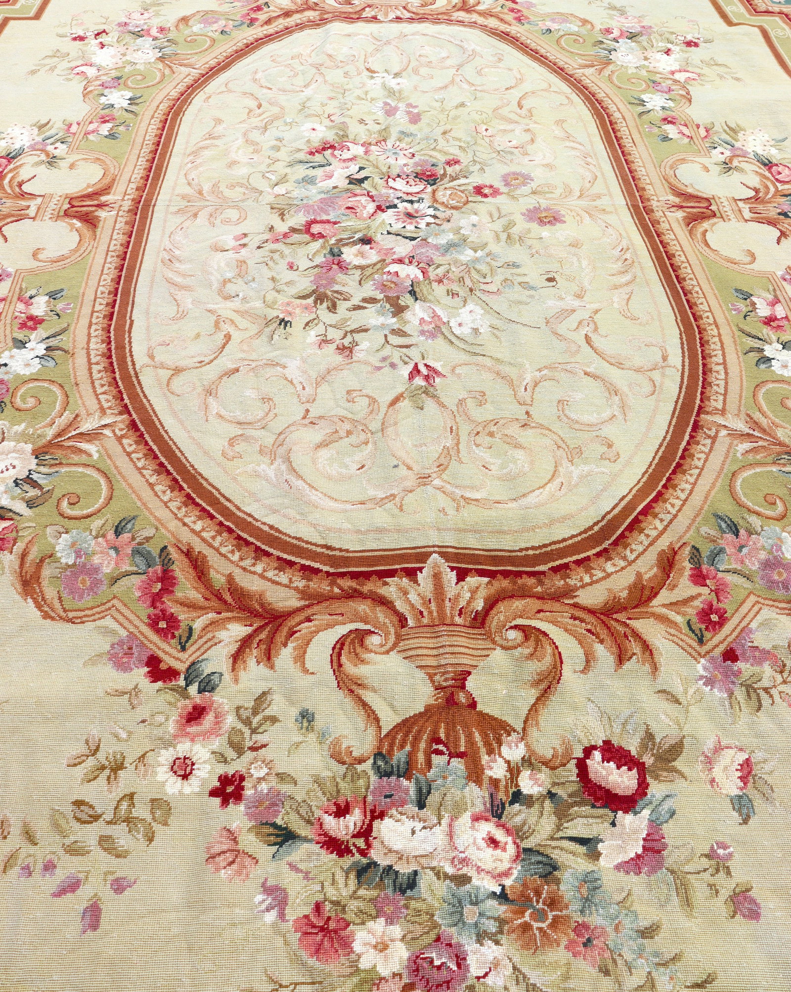 French Aubusson style area rug - 8