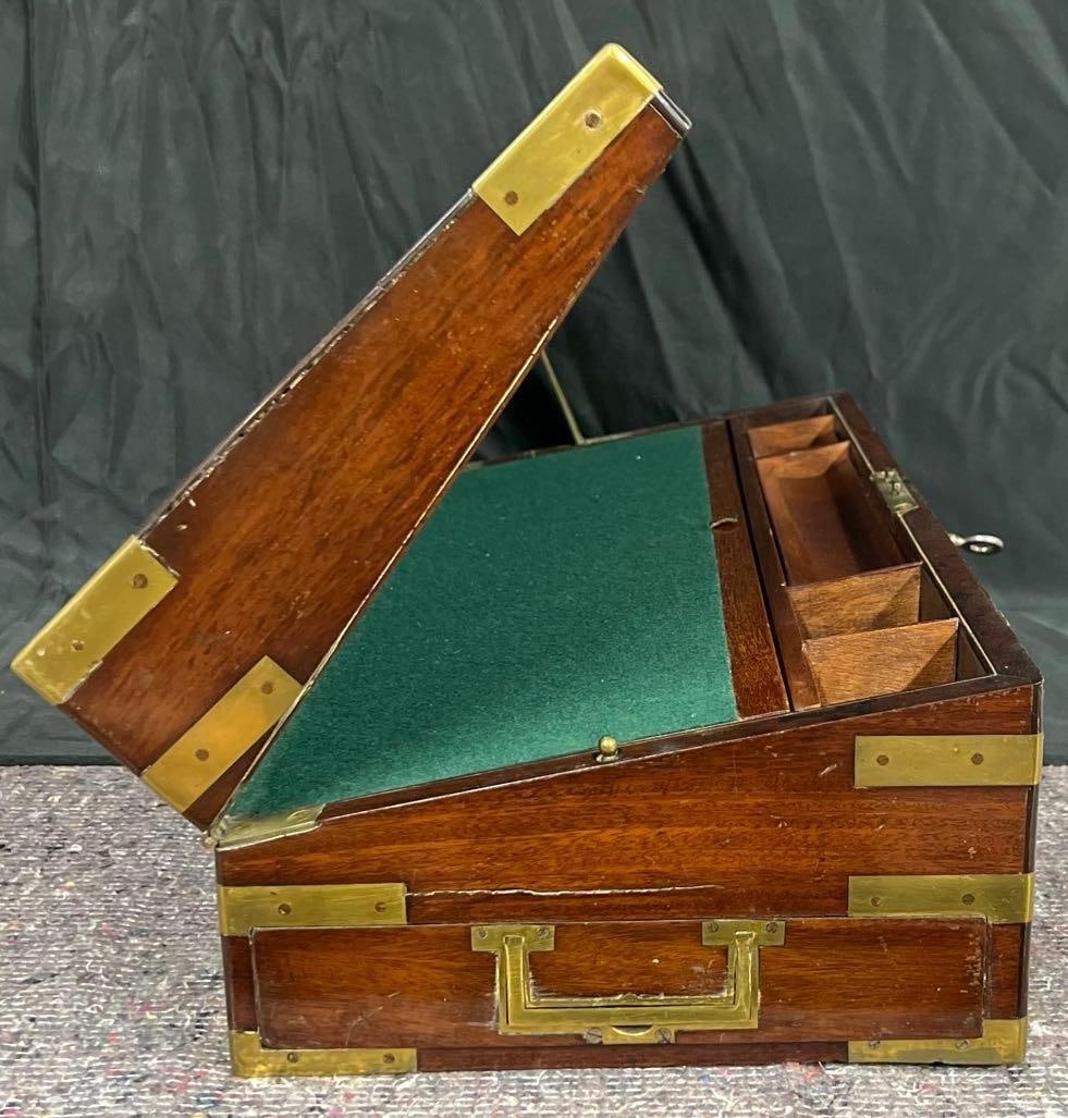 Regency wooden writing box. - 11