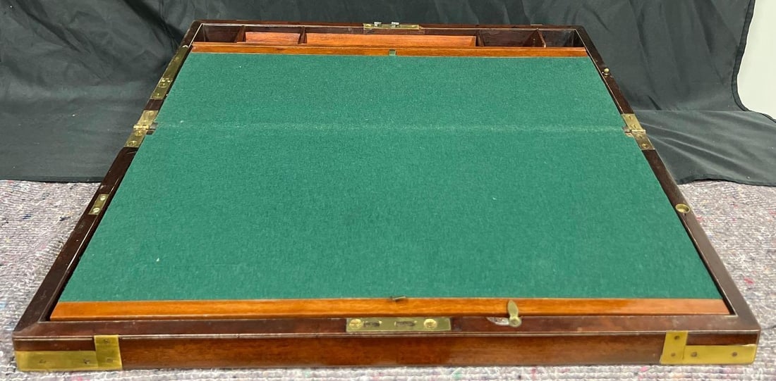 Regency wooden writing box. - 15