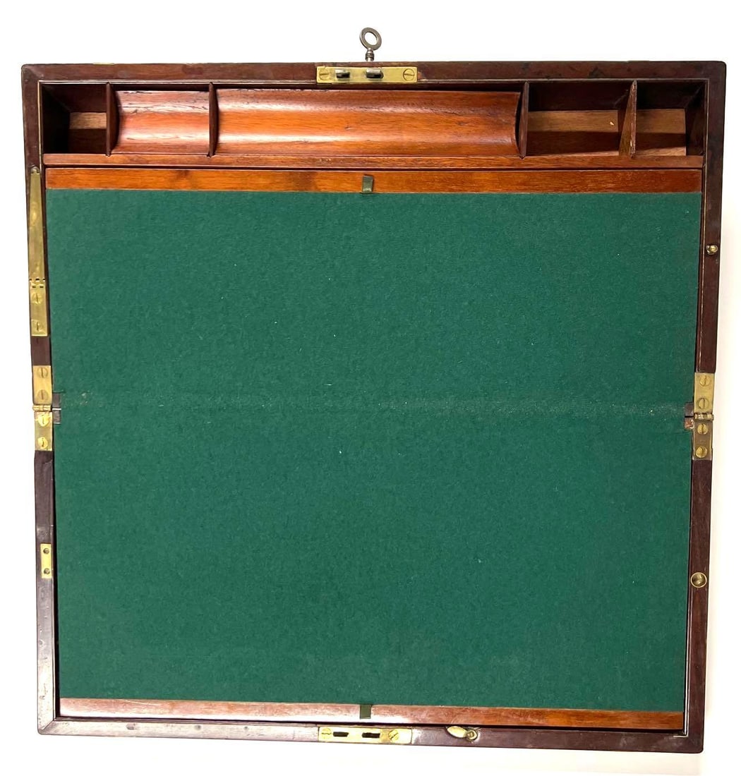Regency wooden writing box. - 2