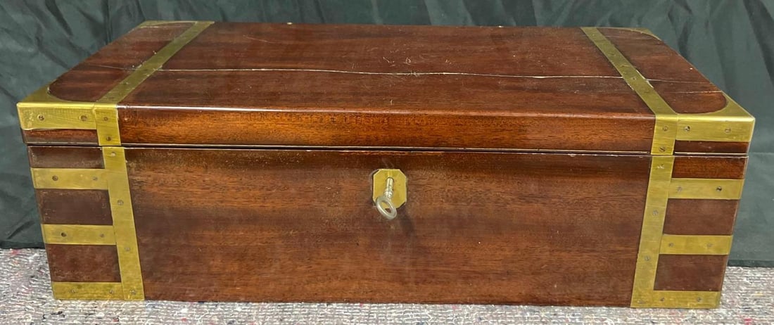Regency wooden writing box. - 3