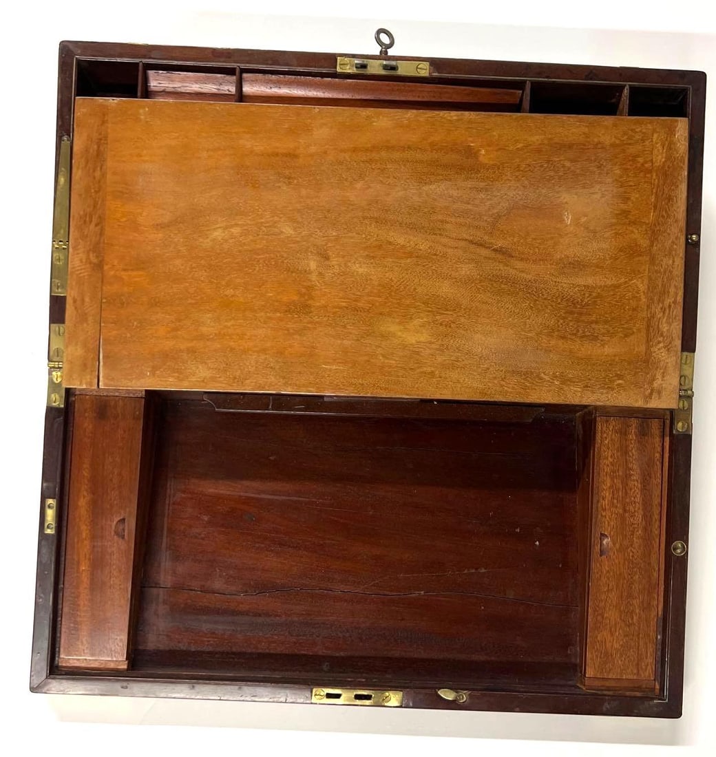 Regency wooden writing box. - 5