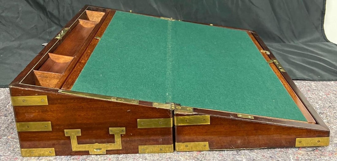 Regency wooden writing box. - 7