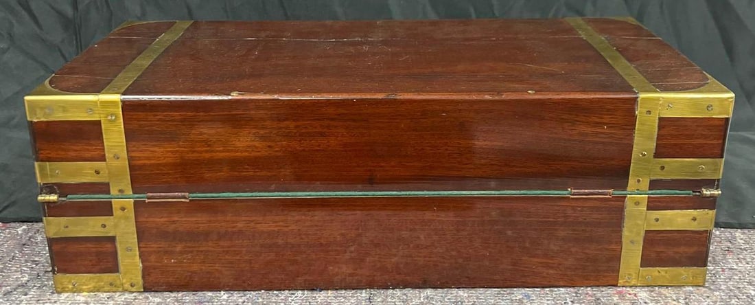 Regency wooden writing box. - 8