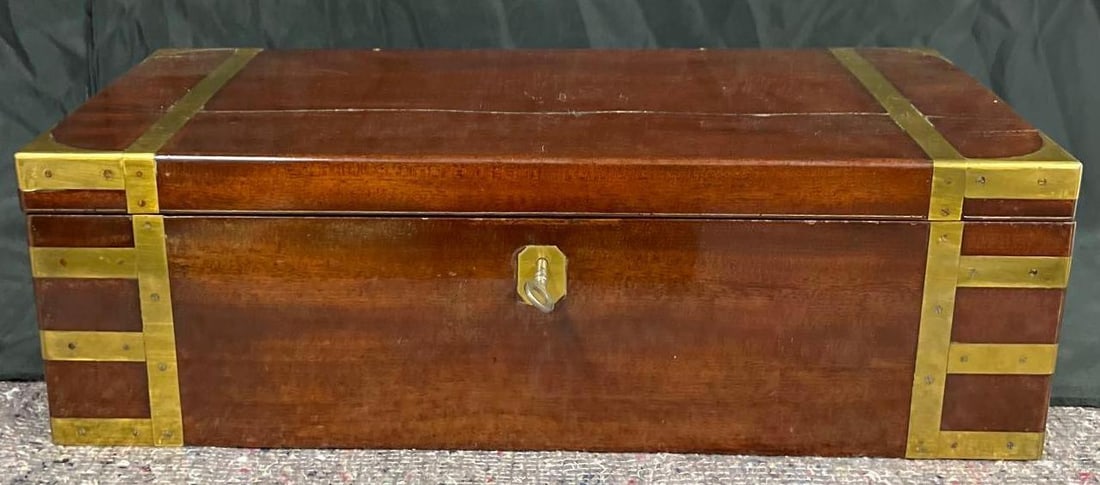Regency wooden writing box. - 9