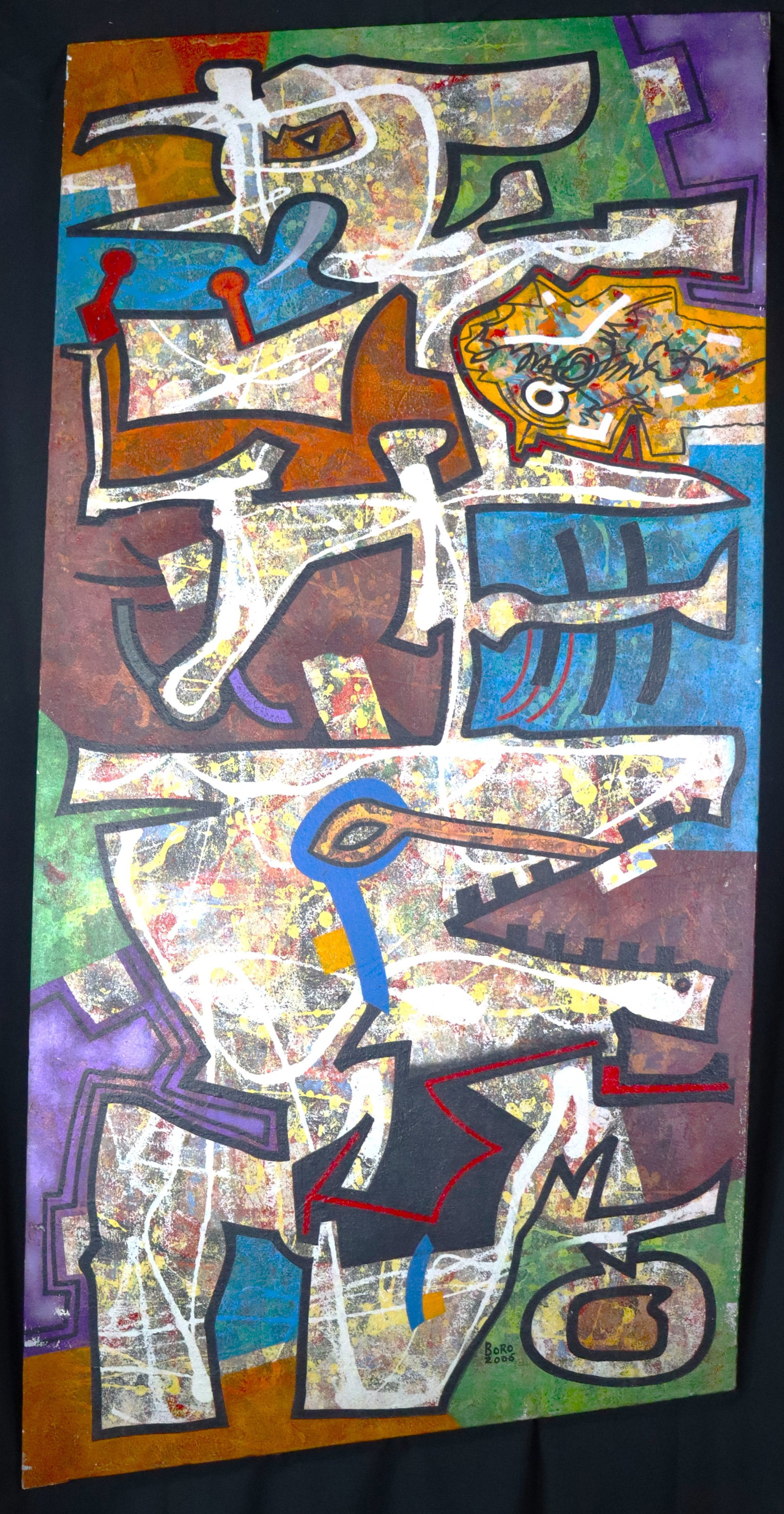 Oil on Canvas signed BORO and dated 2006 (1 of 4)