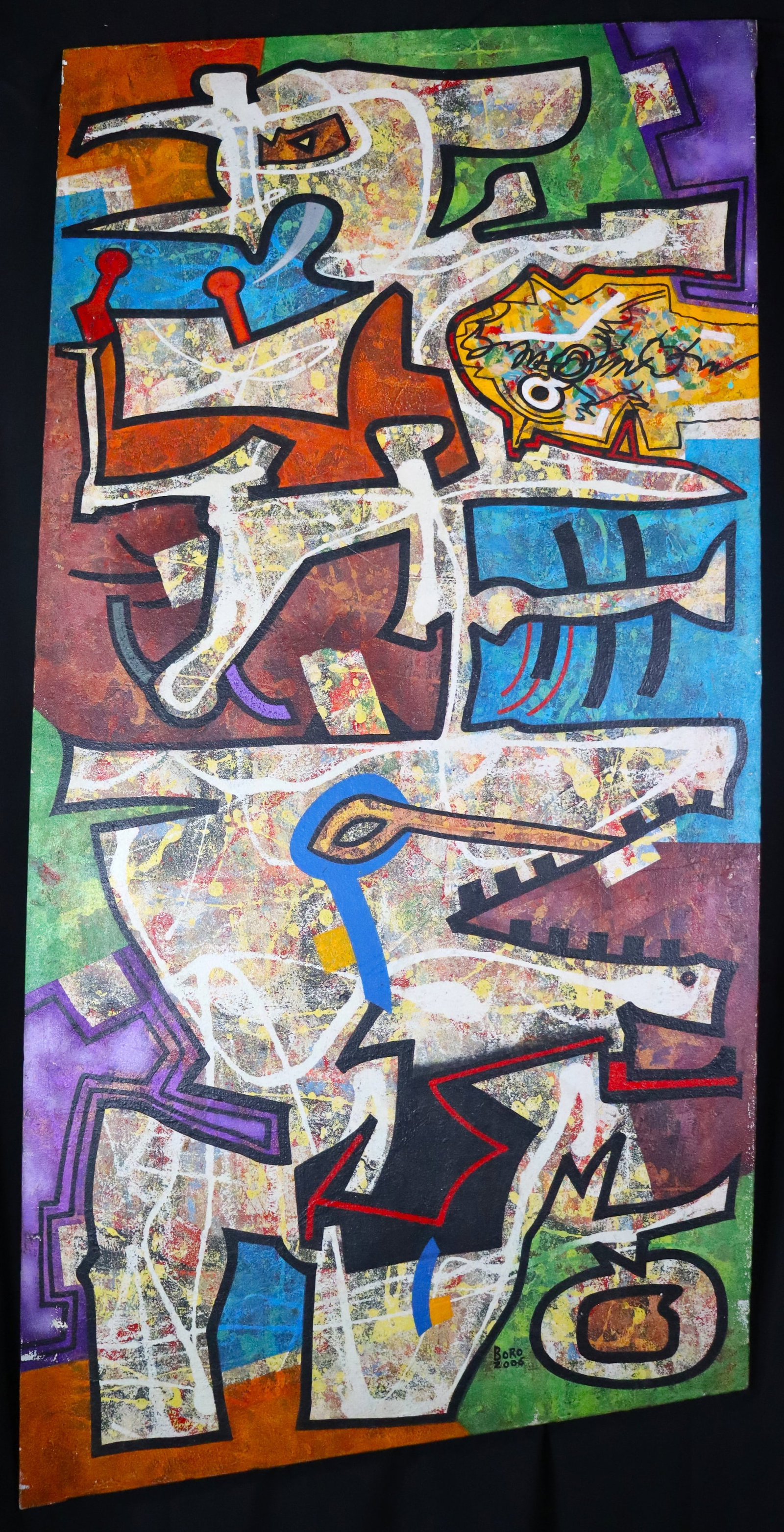 Oil on Canvas signed BORO and dated 2006 - 2