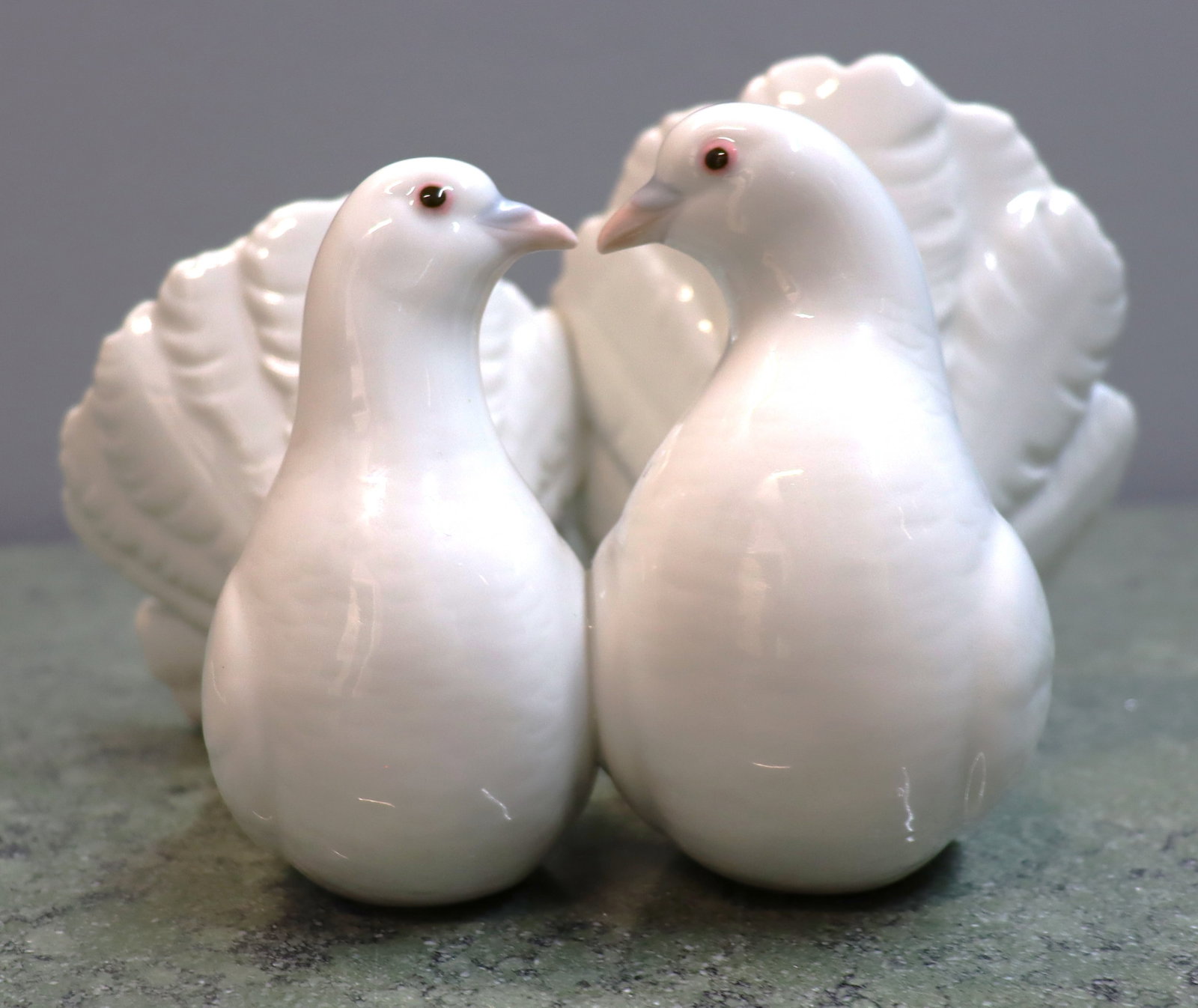 Vintage Lladro "Couple of Doves" porcelain figurine, (1 of 8)