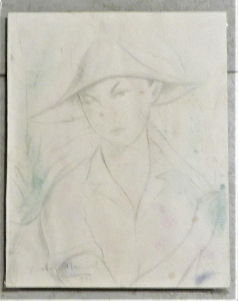 Framed drawing signed lower left Victor MANUEL - 2