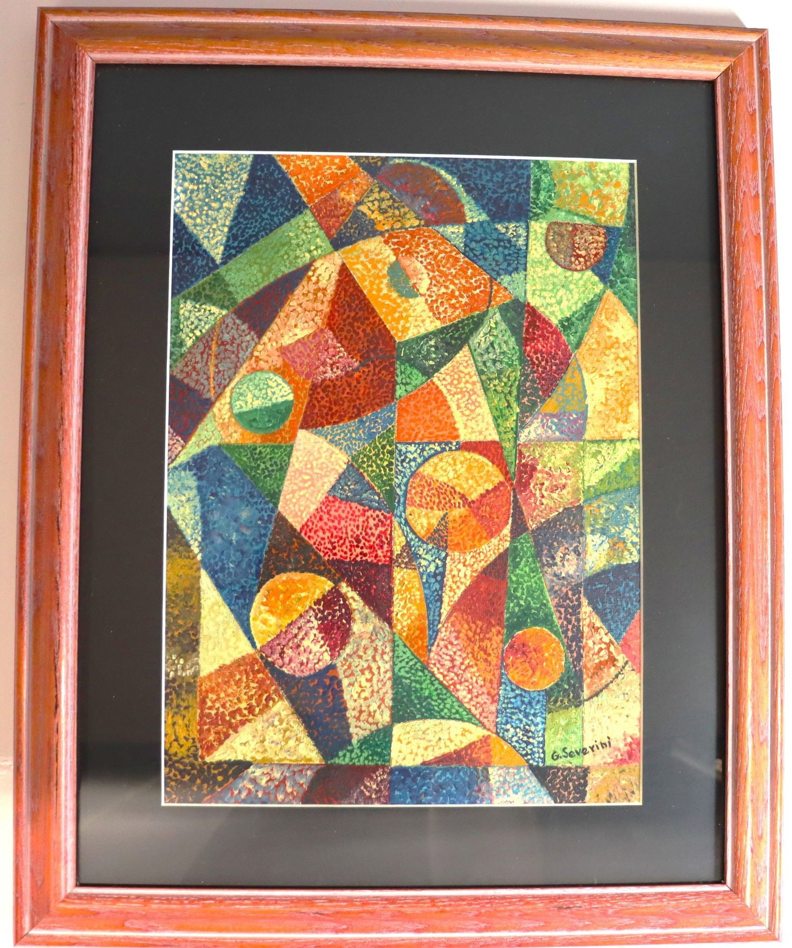 Gino Severini Abstract Geometric Composition Pai - 2