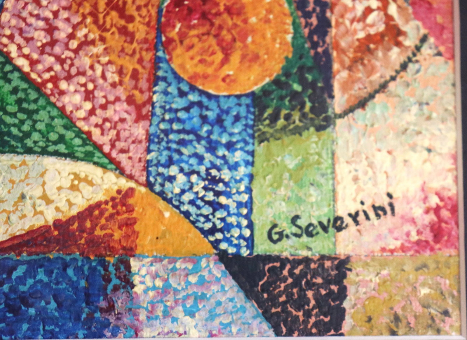 Gino Severini Abstract Geometric Composition Pai - 3