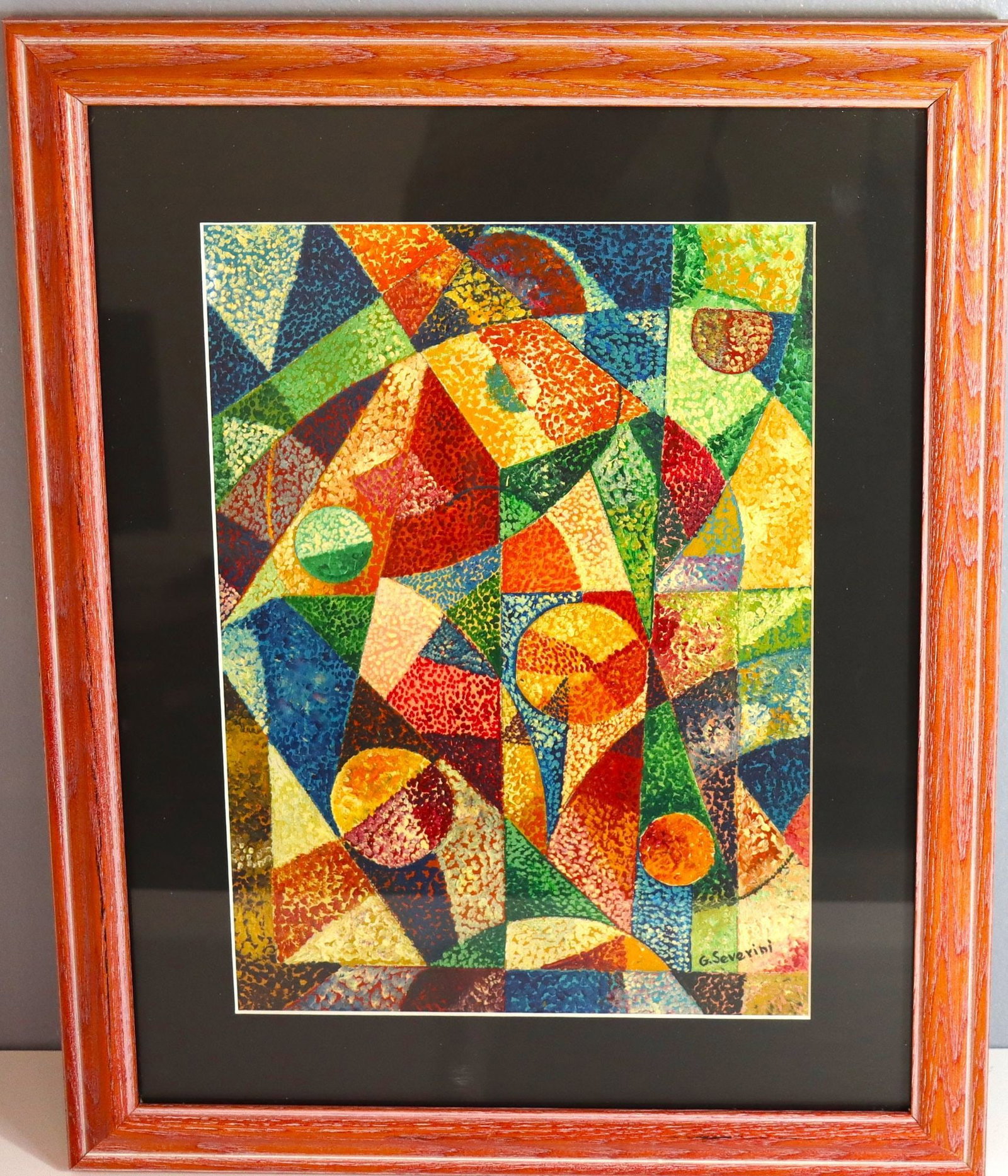 Gino Severini Abstract Geometric Composition Pai - 4