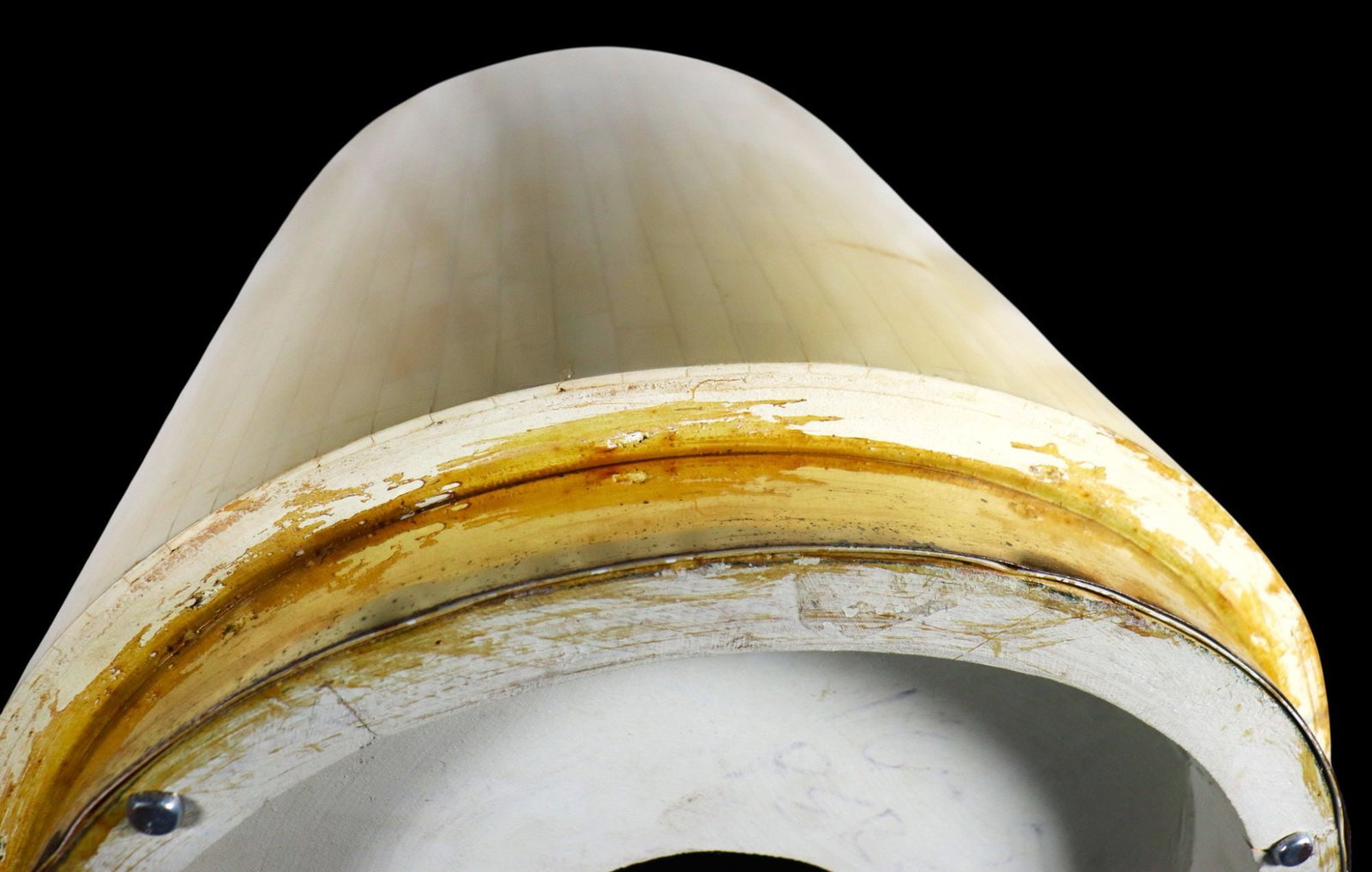 Vintage Cylindrical Pedestal Side Table - 5